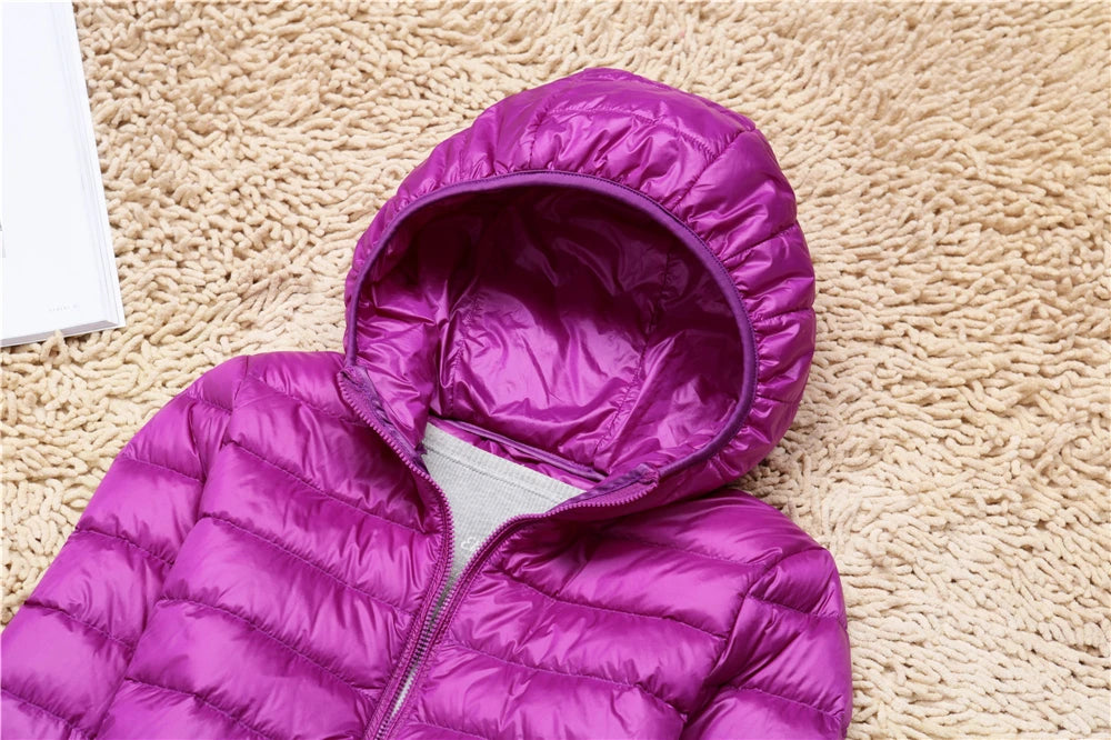 Chaqueta Puffer Ultraligera · Con Capucha