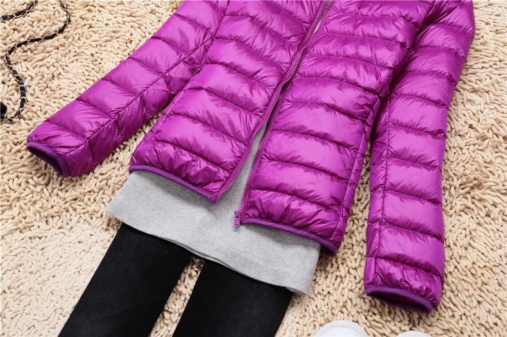 Chaqueta Puffer Ultraligera · Con Capucha