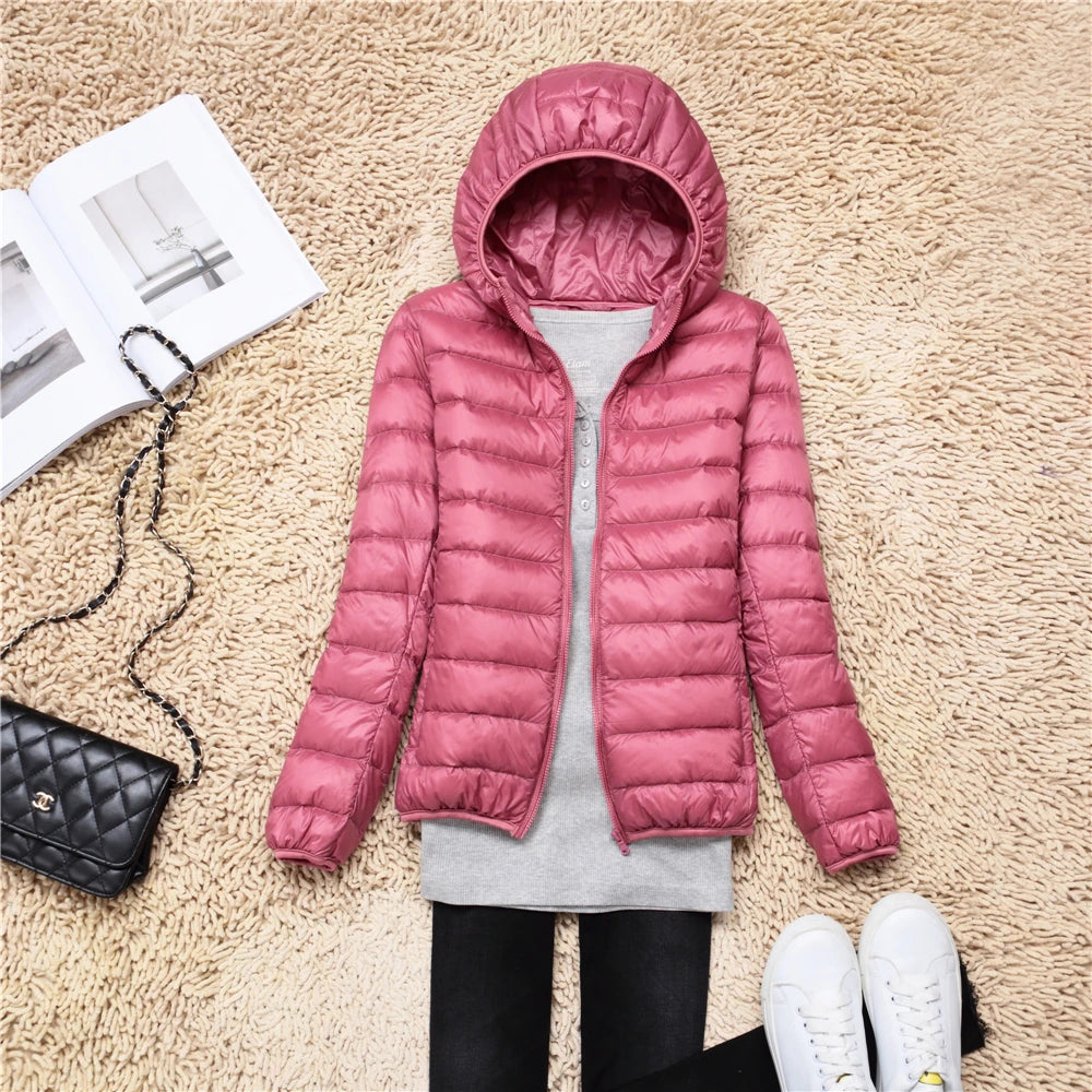 Chaqueta Puffer Ultraligera · Con Capucha