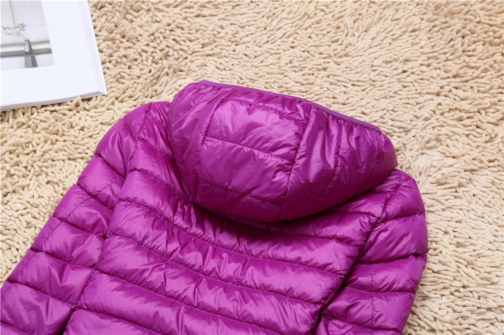 Chaqueta Puffer Ultraligera · Con Capucha