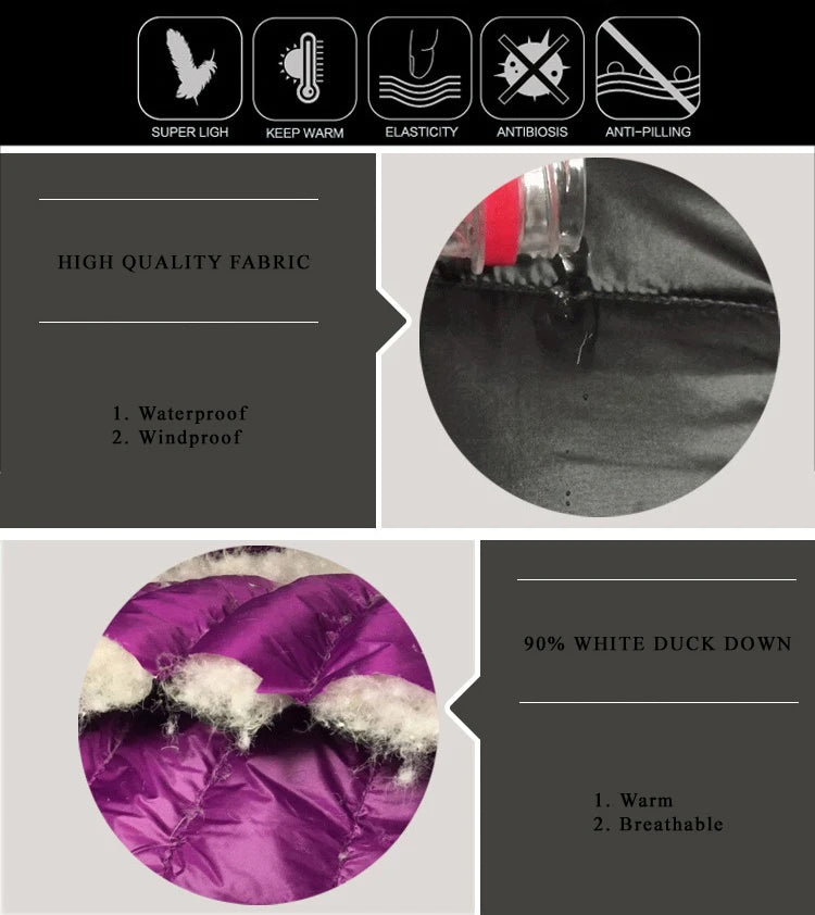 Chaqueta Puffer Ultraligera · Con Capucha