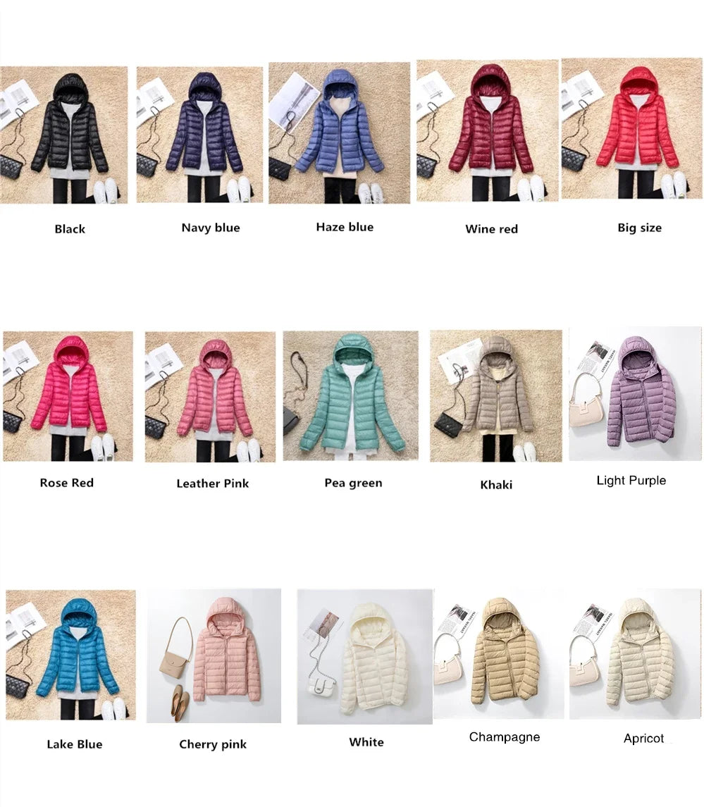 Chaqueta Puffer Ultraligera · Con Capucha