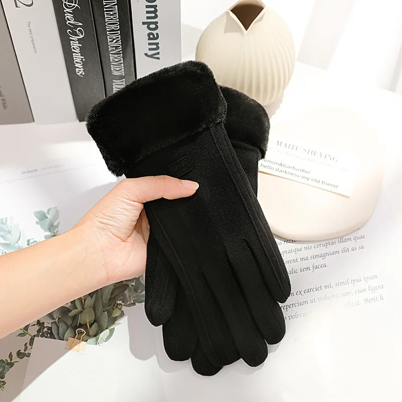 Guantes Térmicos con Puño de Pelo