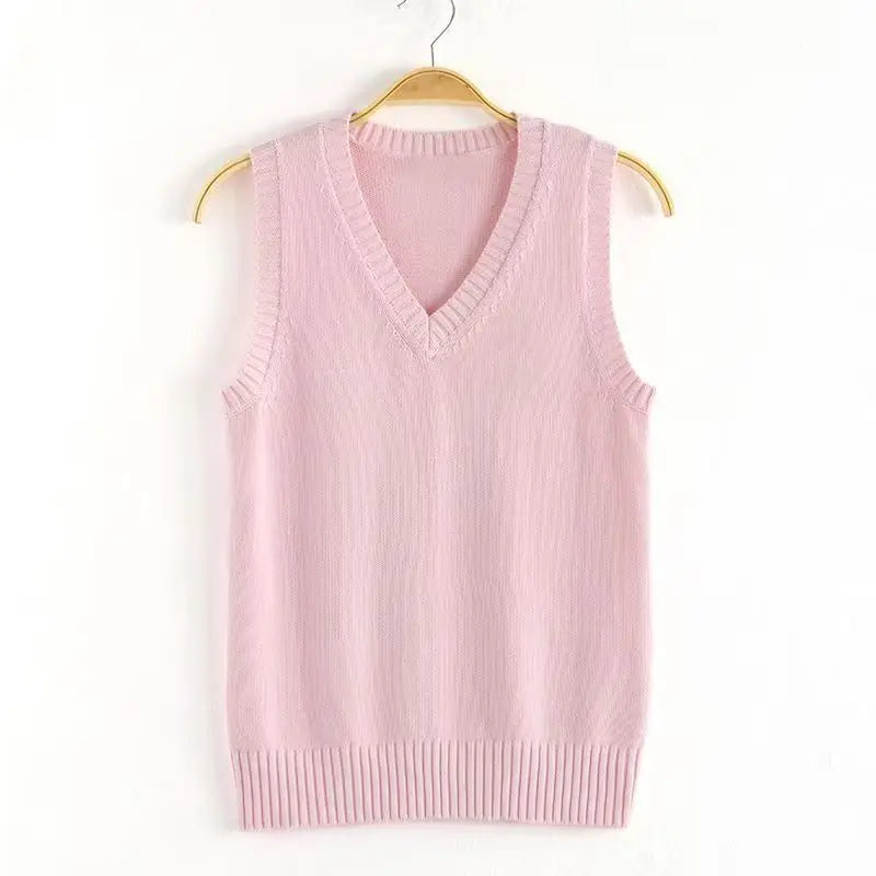 Chaleco de Punto de Pico · Mujer