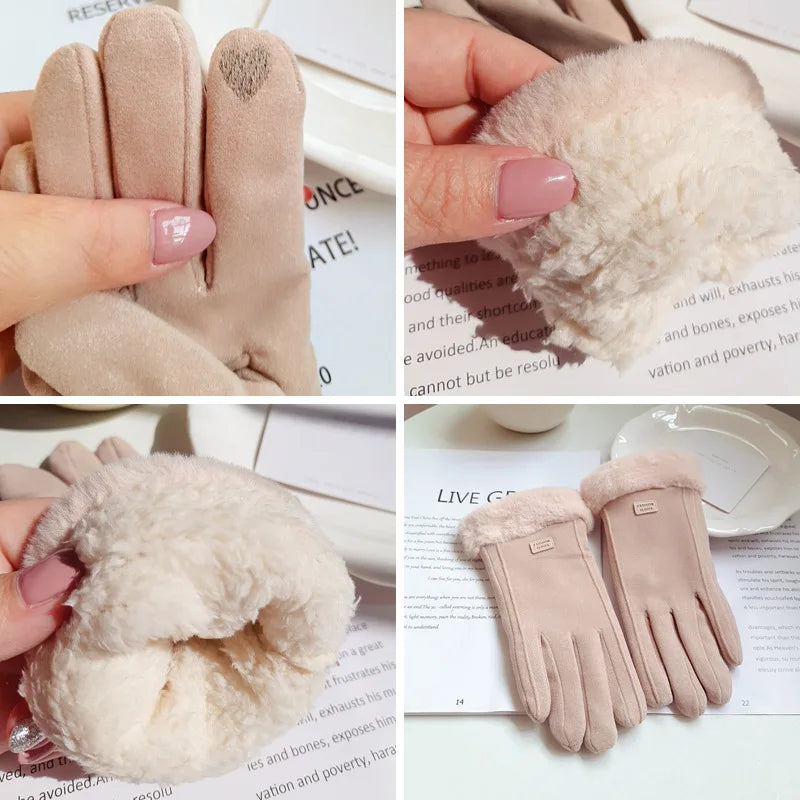 Guantes Térmicos con Puño de Pelo
