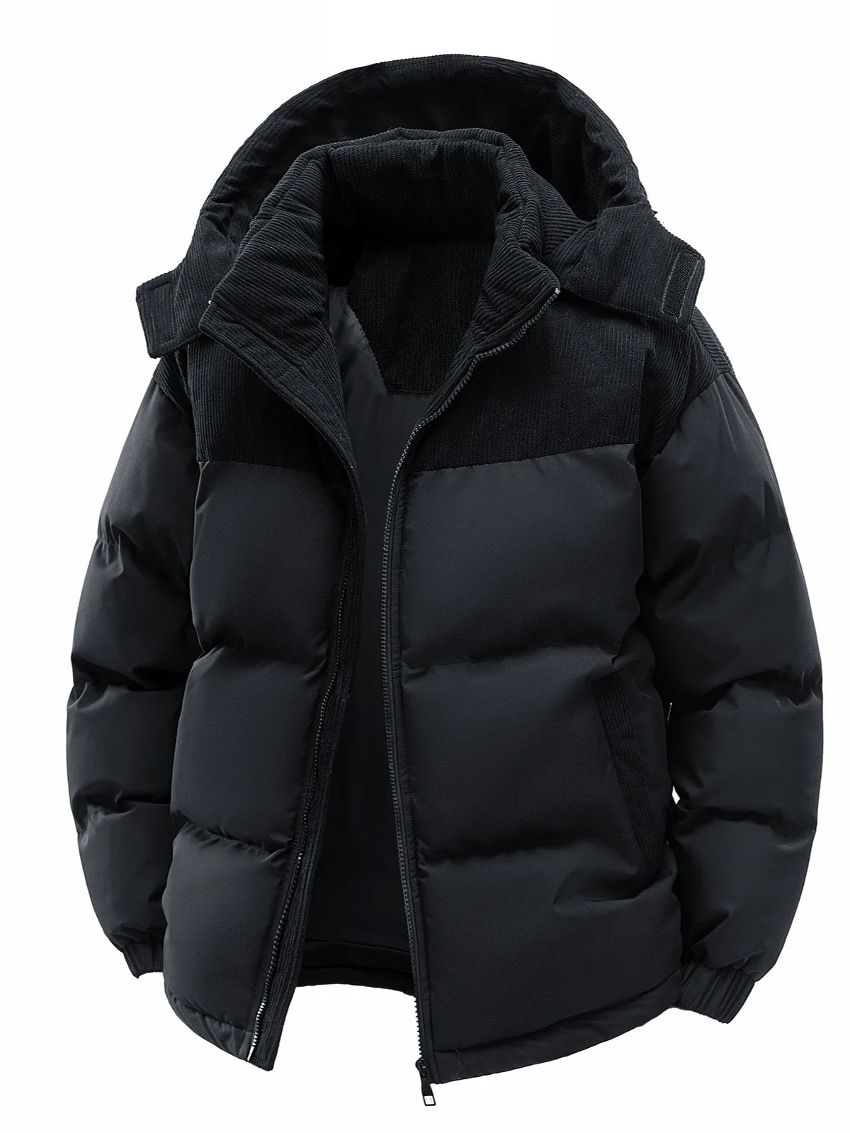 Chaqueta Acolchada con Capucha · Hombre