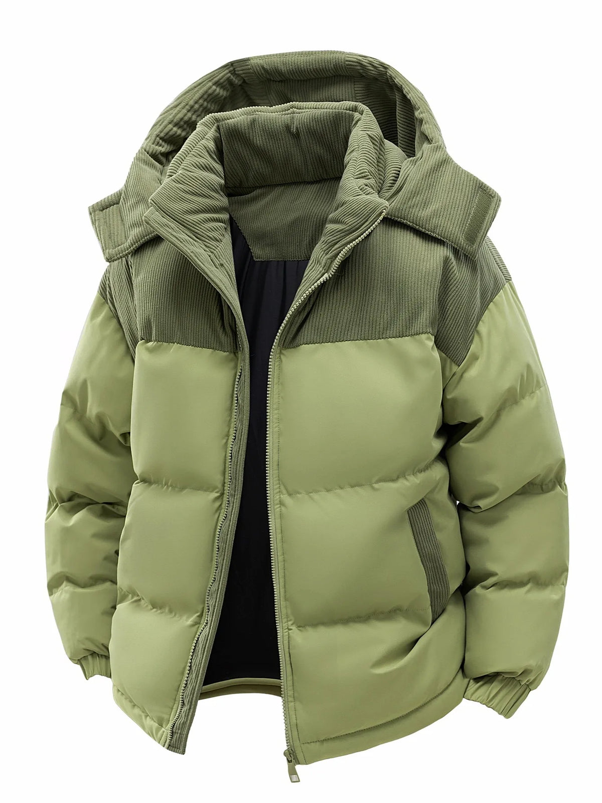 Chaqueta Acolchada con Capucha · Hombre