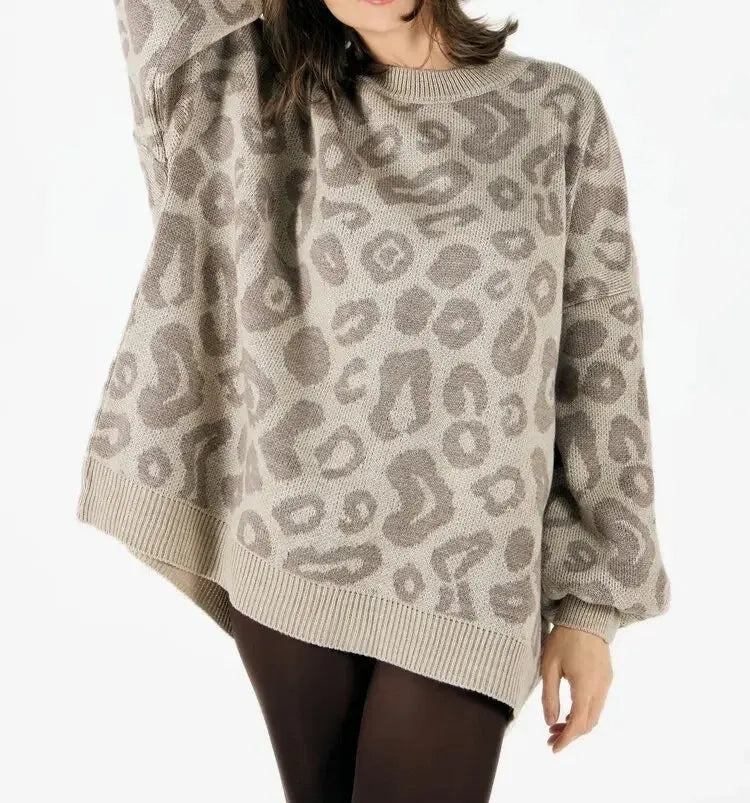 Jersey de Punto Animal Print · Leopardo