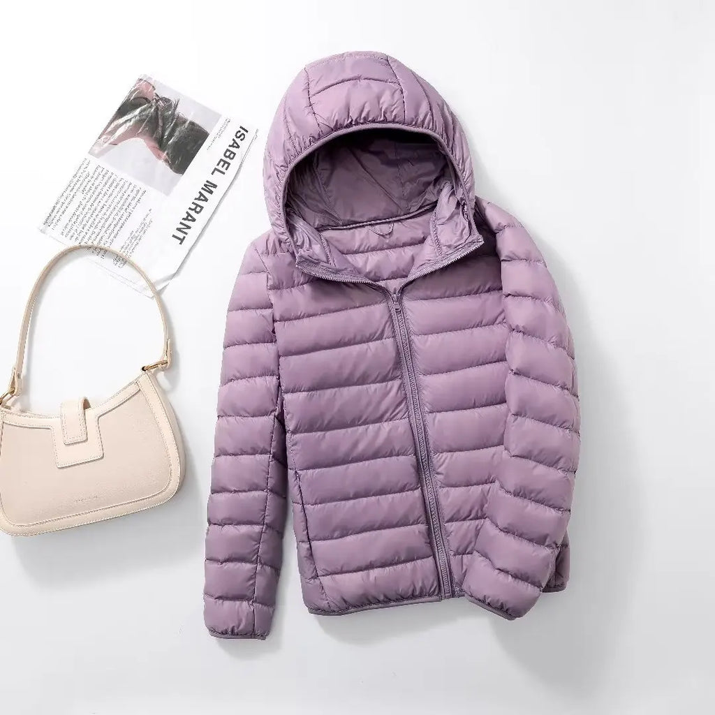 Chaqueta Puffer Ultraligera · Con Capucha
