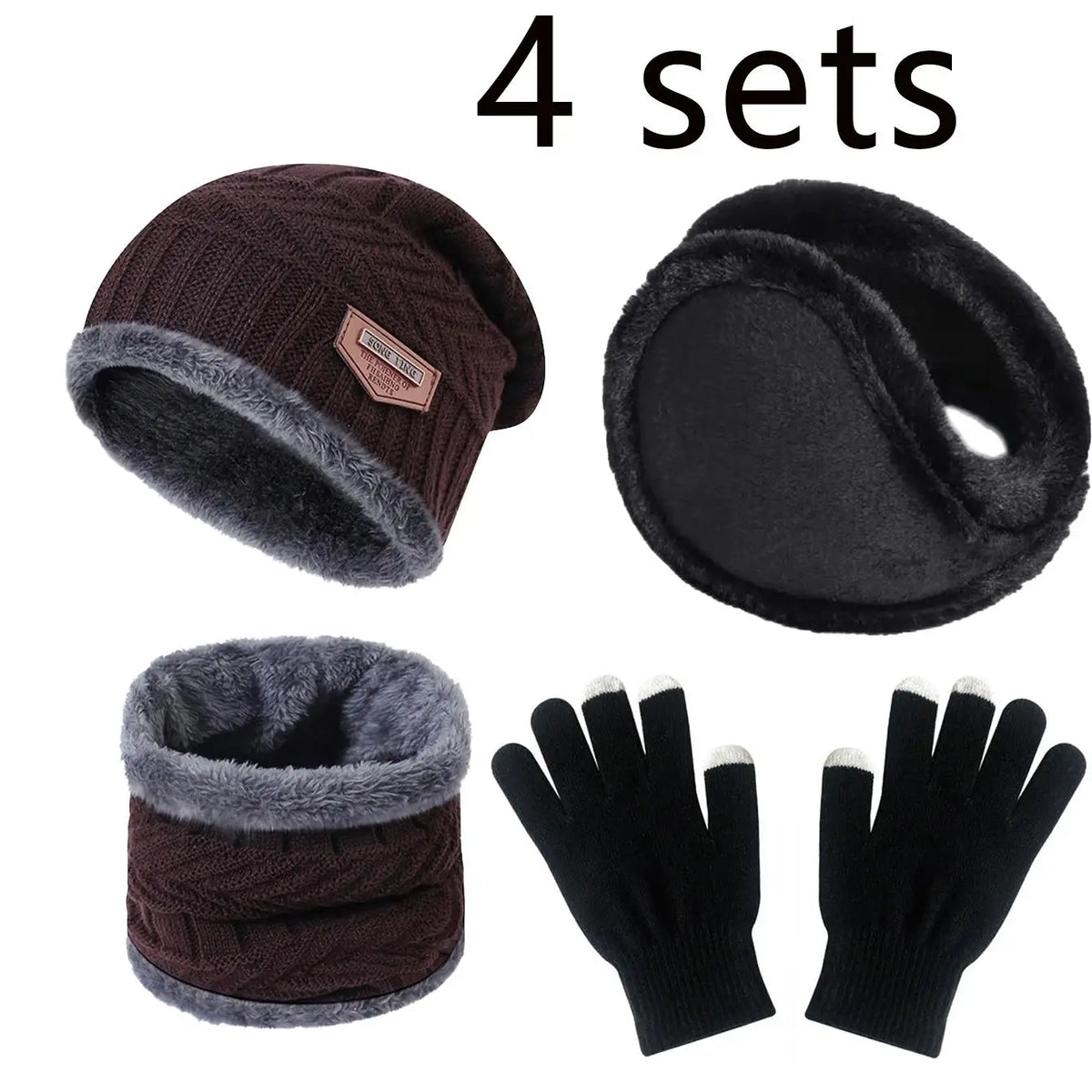 Set de Invierno · Gorro, Bufanda y Guantes
