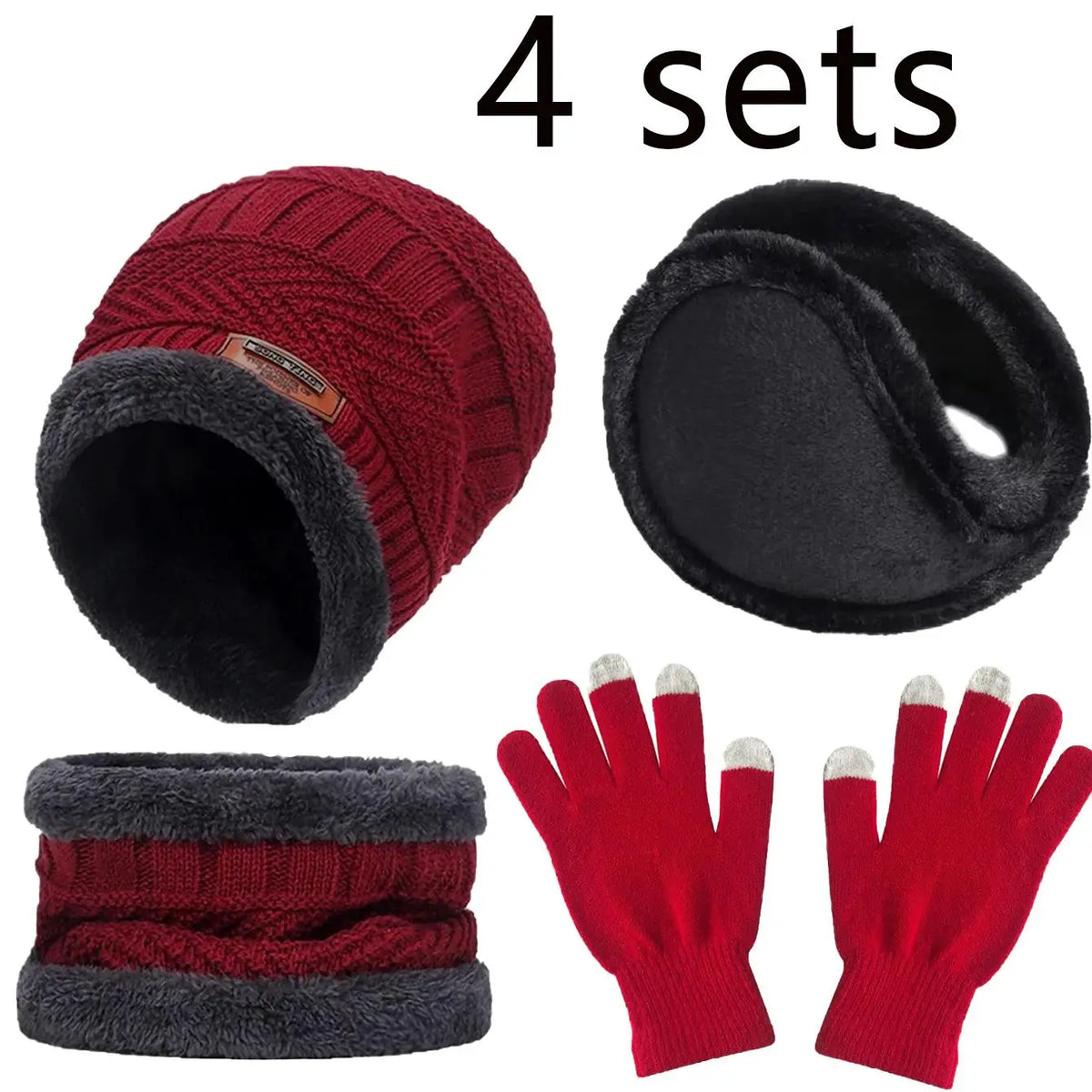 Set de Invierno · Gorro, Bufanda y Guantes