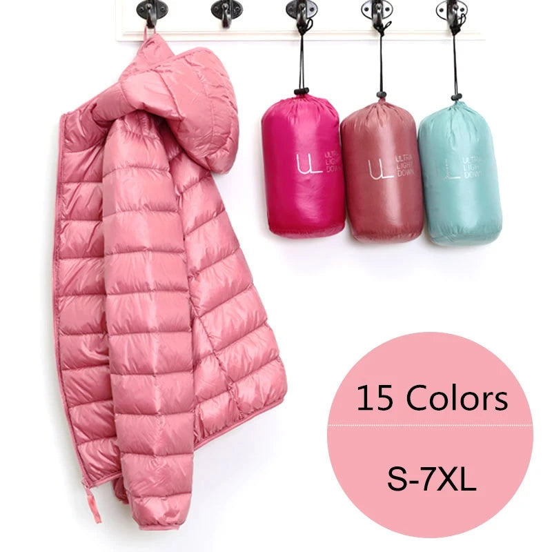 Chaqueta Puffer Ultraligera · Con Capucha