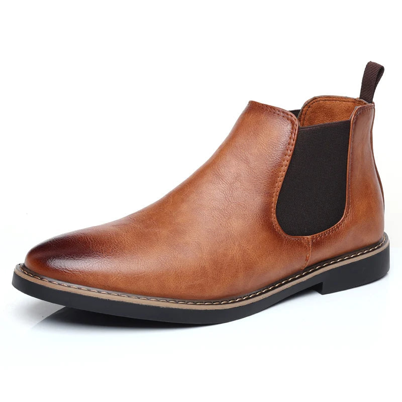 Botas Chelsea de Hombre · Piel PU Retro