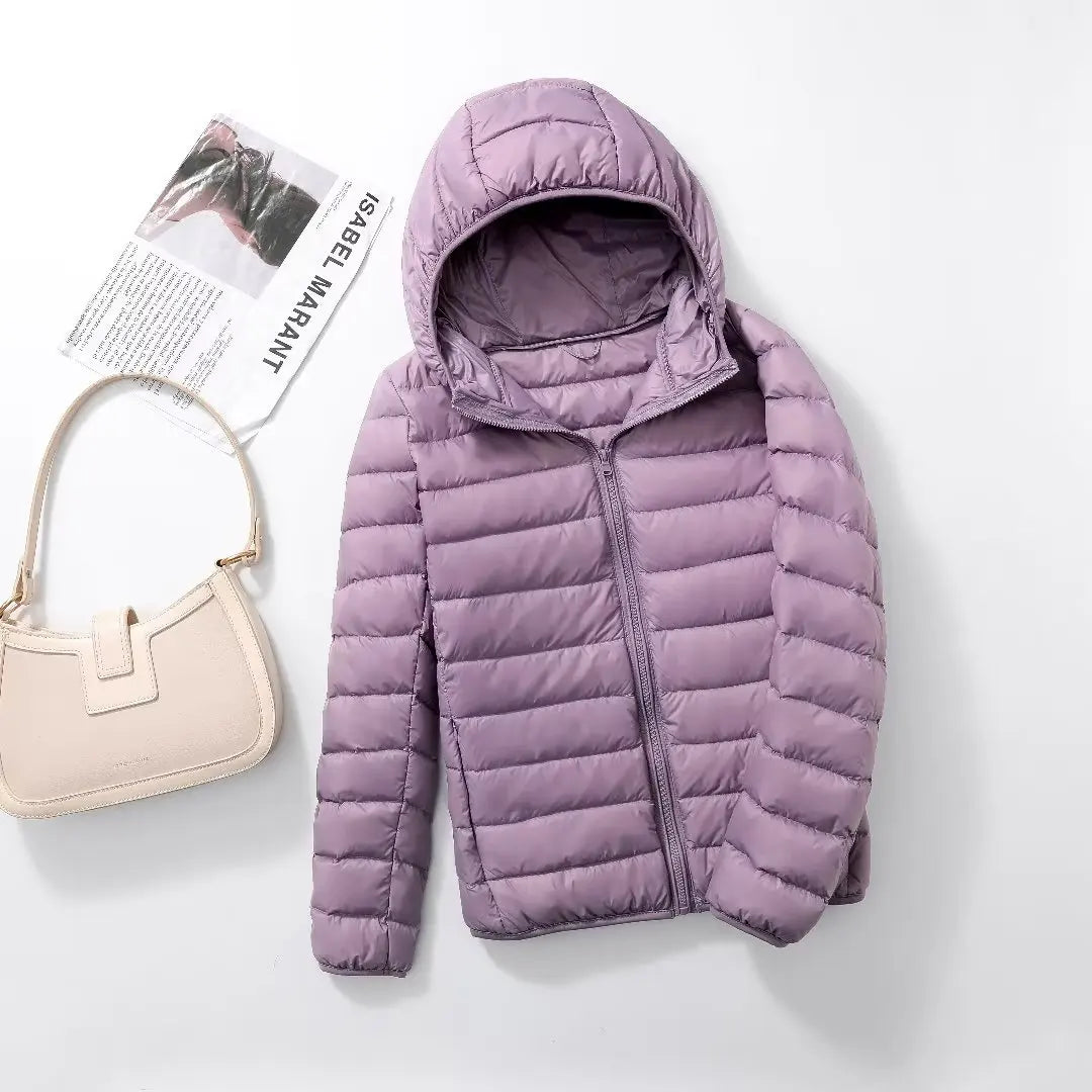Chaqueta Puffer Ultraligera · Con Capucha