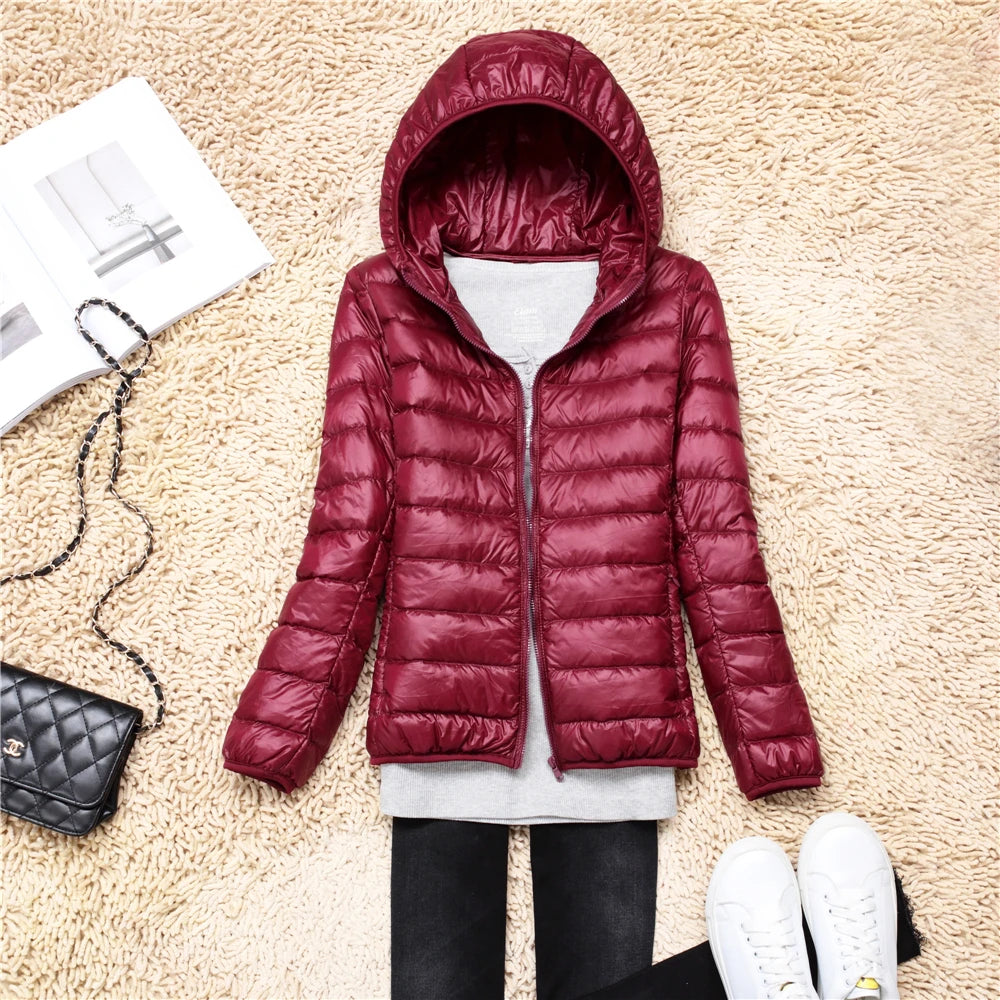 Chaqueta Puffer Ultraligera · Con Capucha