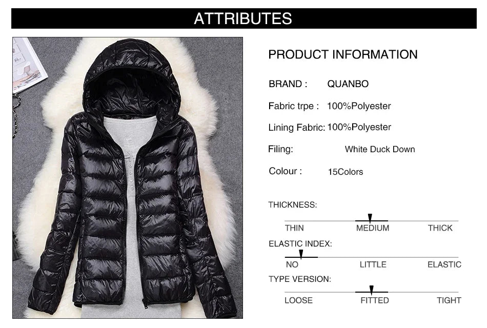 Chaqueta Puffer Ultraligera · Con Capucha