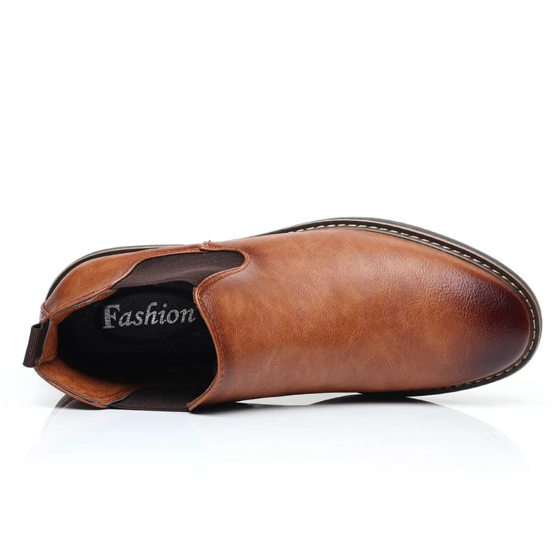Botas Chelsea de Hombre · Piel PU Retro