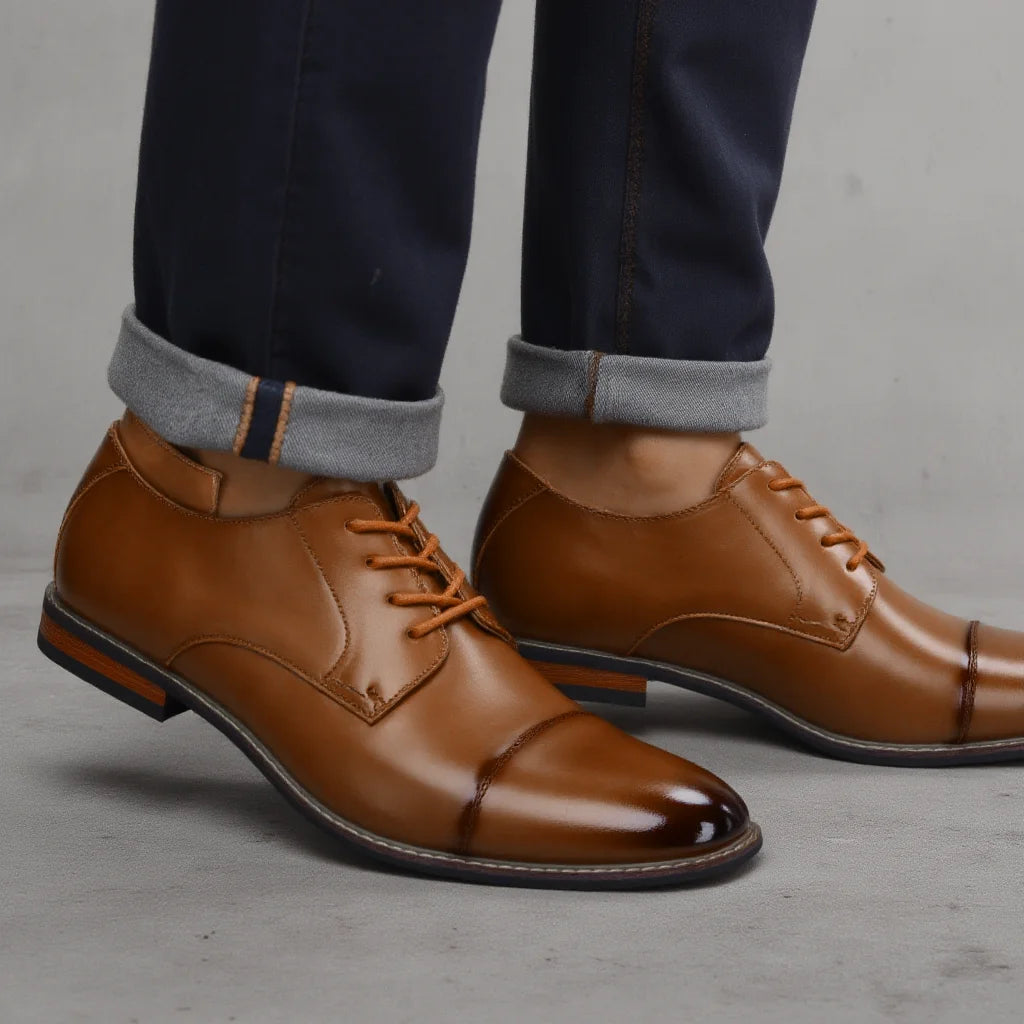 Zapatos Oxford Brogue de Vestir · Hombre