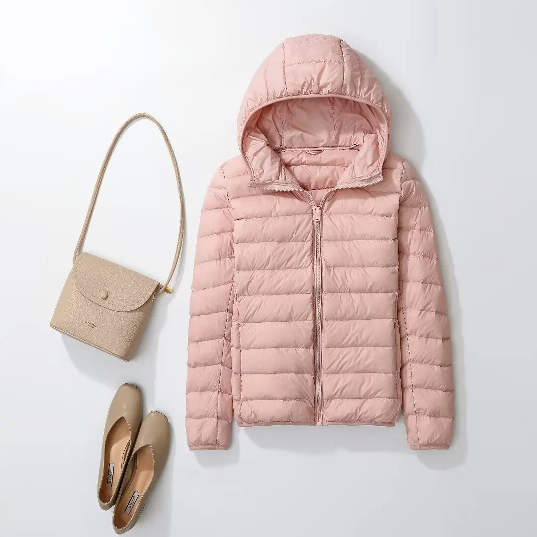 Chaqueta Puffer Ultraligera · Con Capucha