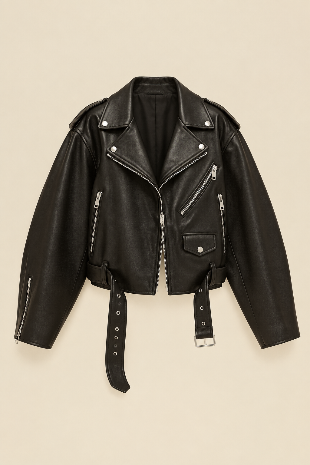 Chaqueta Biker Oversize Leyre Closet